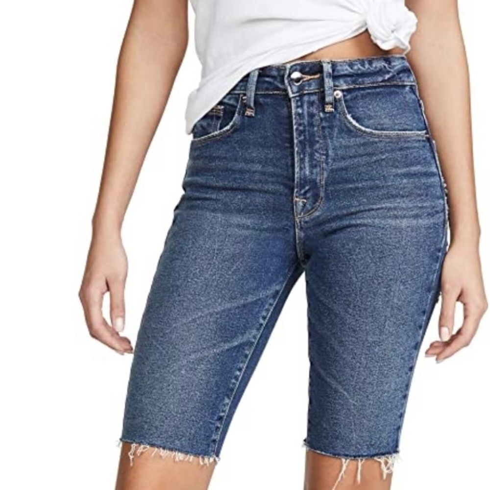 Good American Bermuda Jean shorts